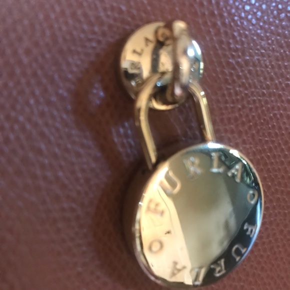 Authentic “Olympia” Furla soft leather color block shoulder bag - Picture 7 of 9